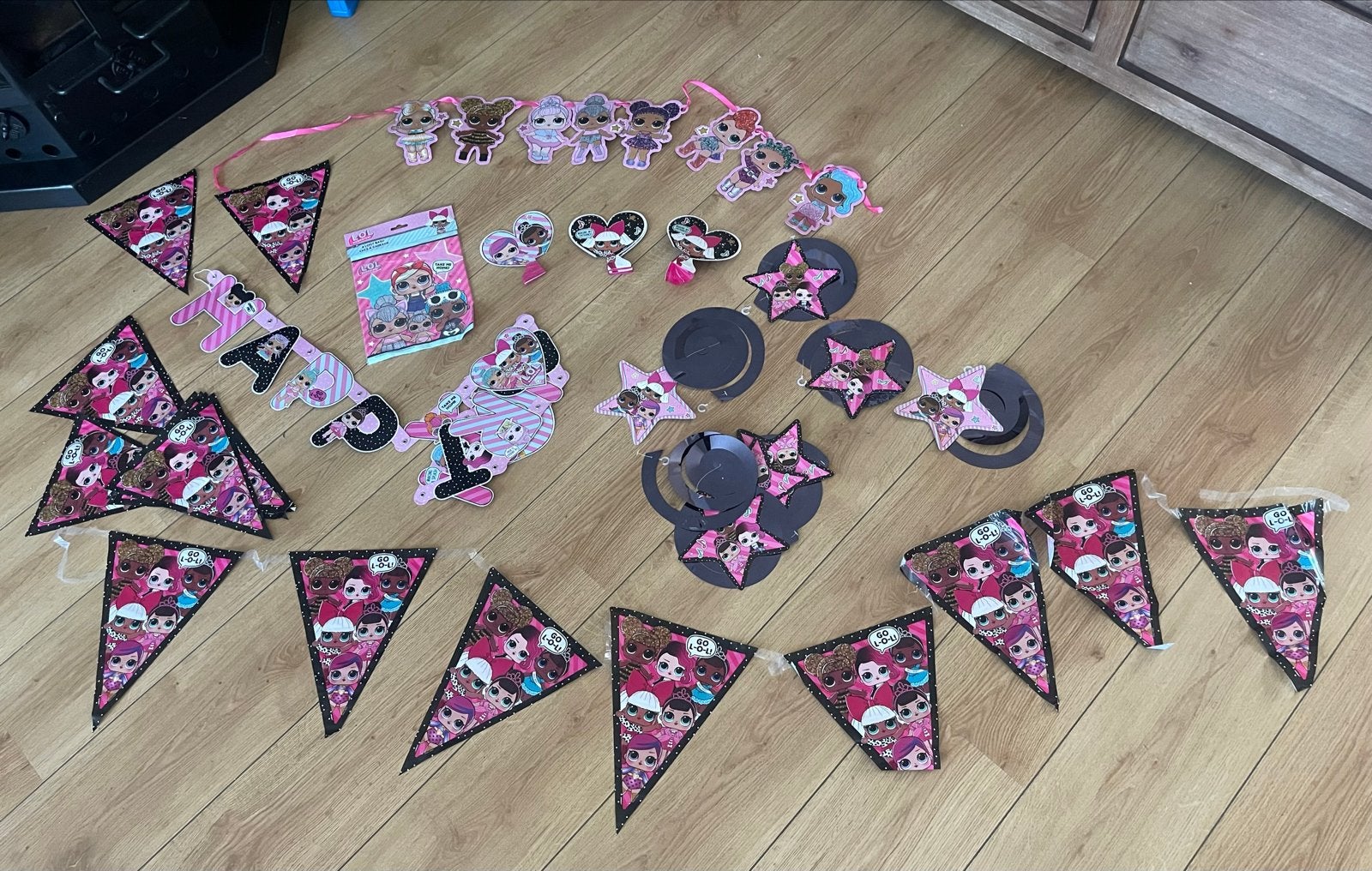 LOL Surprise Feestversiering - Complete Set, Ophalen of Verzenden, Gebruikt, Versiering, Verjaardag