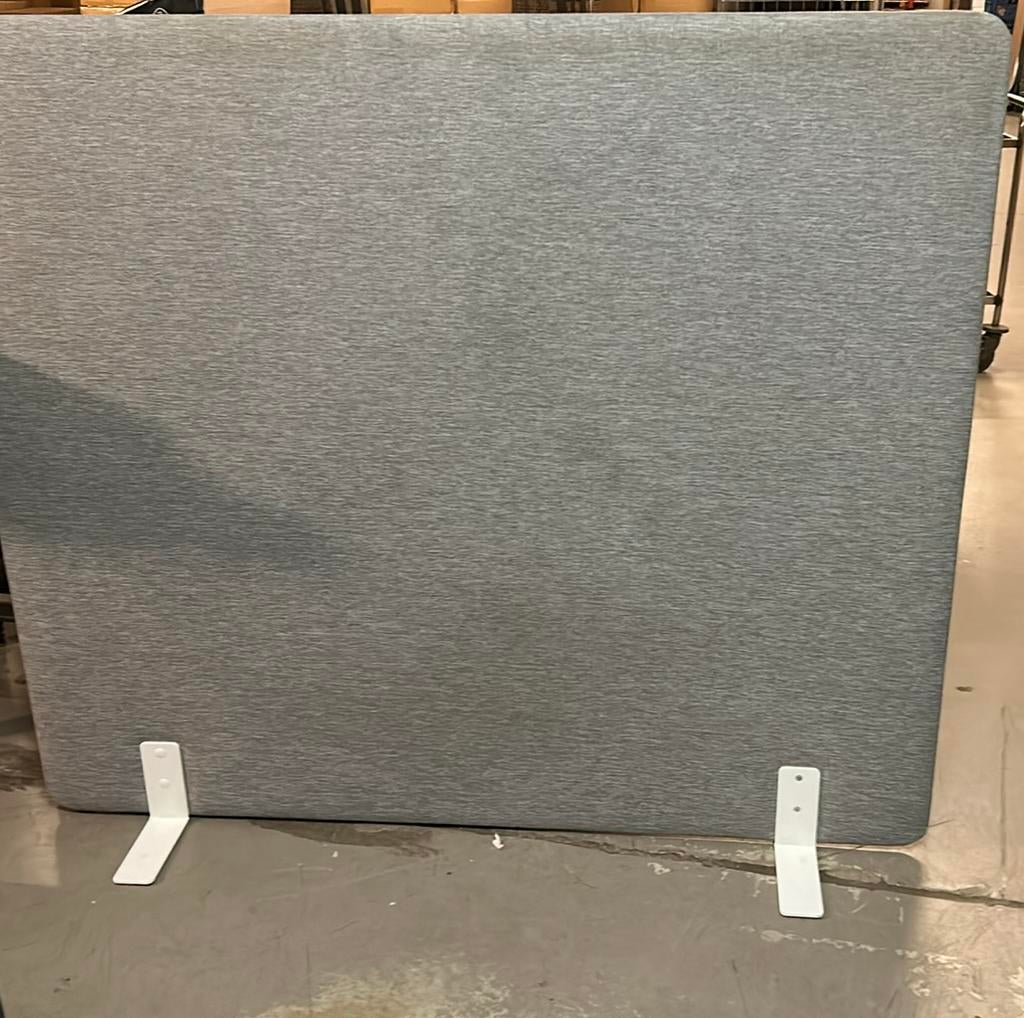 2 akoestisch schermen grijs, metalen voet 160x140cm, Ophalen, Zo goed als nieuw