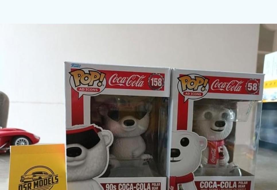 2X Funko pop Coca Cola ijs beer, S, R, Ophalen of Verzenden, Zo goed als nieuw