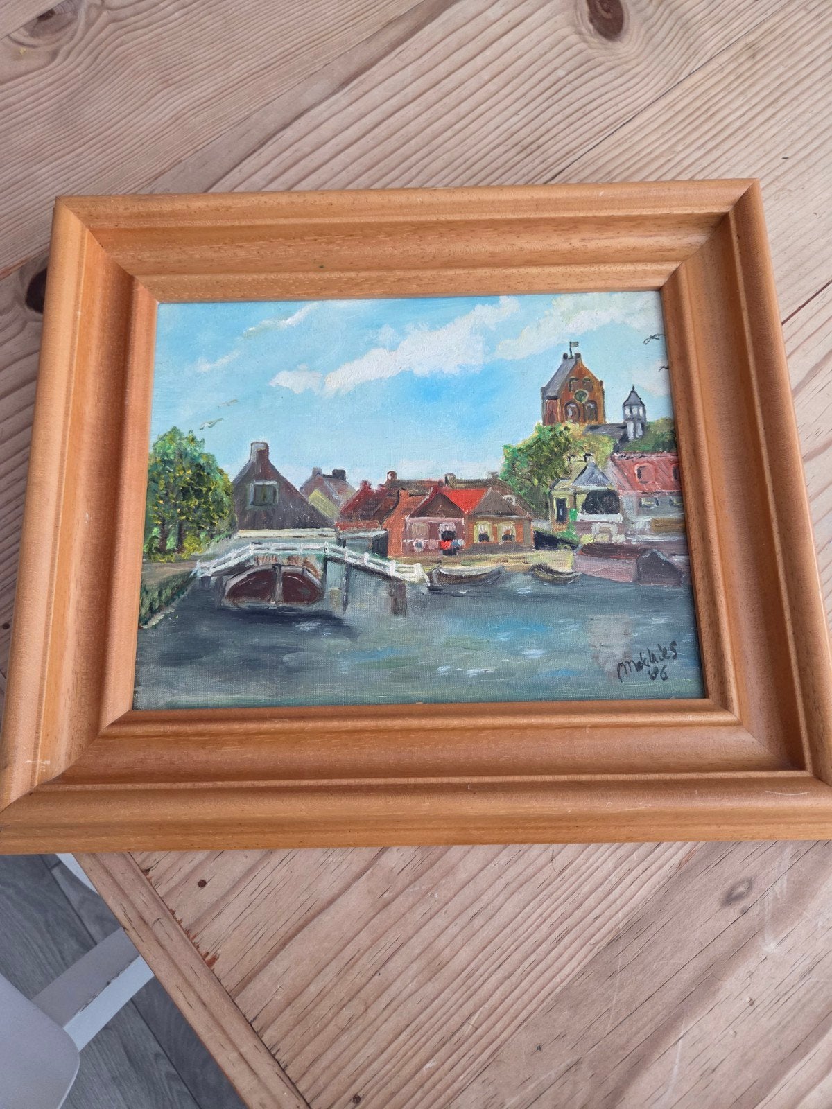 Dorpsgezicht Grou Olieverf, Ophalen