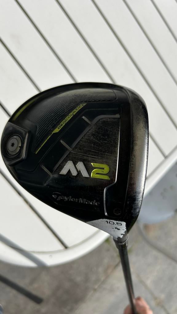 Taylormade M2 driver, A flex, nieuwe Golfpride jumbo grip, Sport en Fitness, Golf, Verzenden, Gebruikt, Club, Overige merken