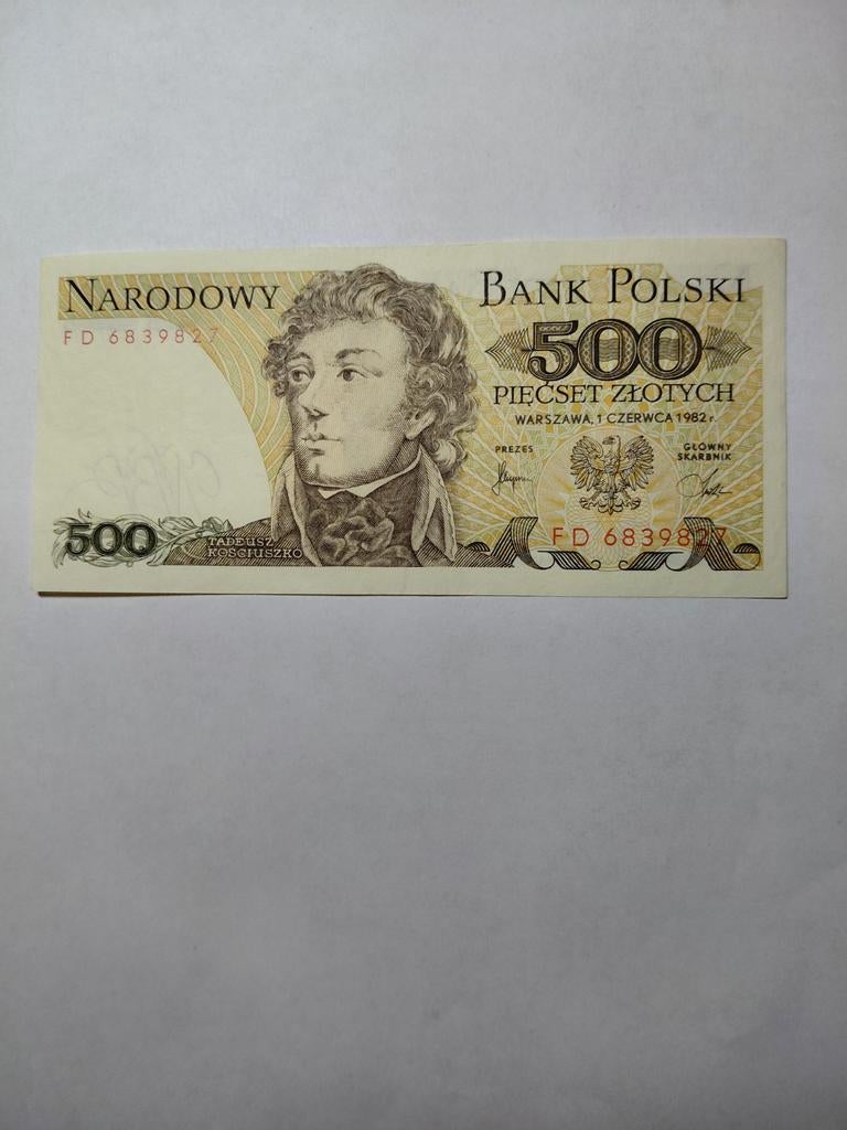 Polen 500 zloty, Postzegels en Munten, Bankbiljetten | Europa | Niet-Eurobiljetten, Ophalen of Verzenden, Polen
