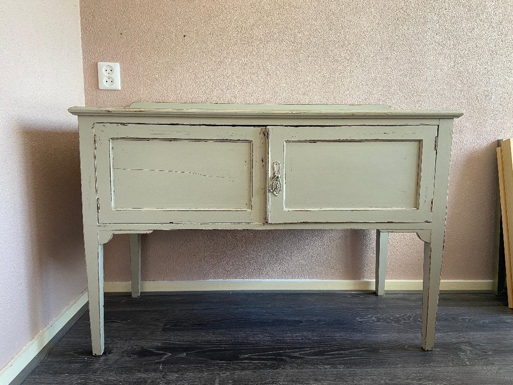 Vintage dressoir, Ophalen, Gebruikt, 100 tot 150 cm, 'shabby chic'