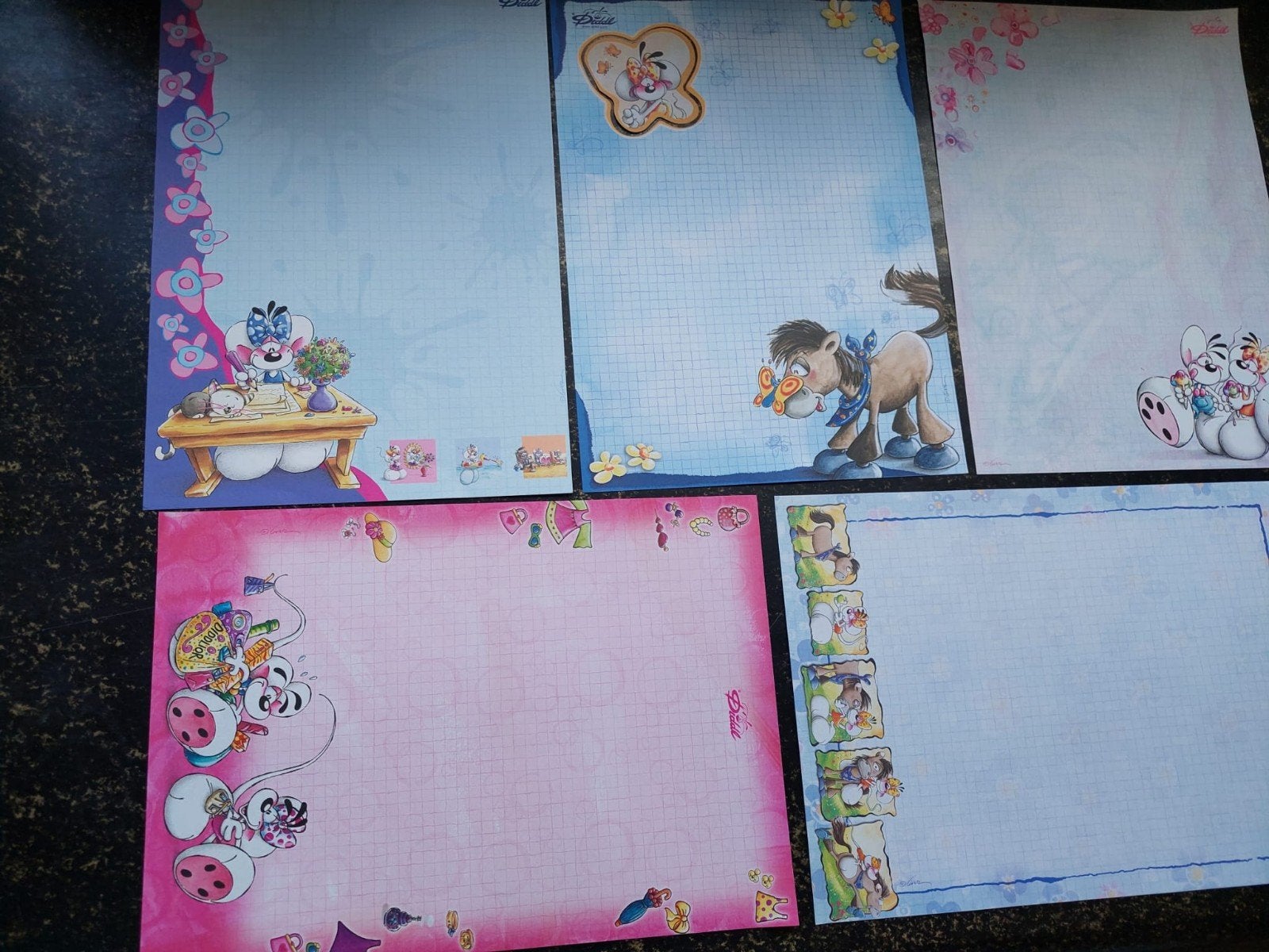 Losse diddl a4 blaadjes, Verzamelen, Diddl, Ophalen of Verzenden, Zo goed als nieuw, Papier, Kaart of Schrift