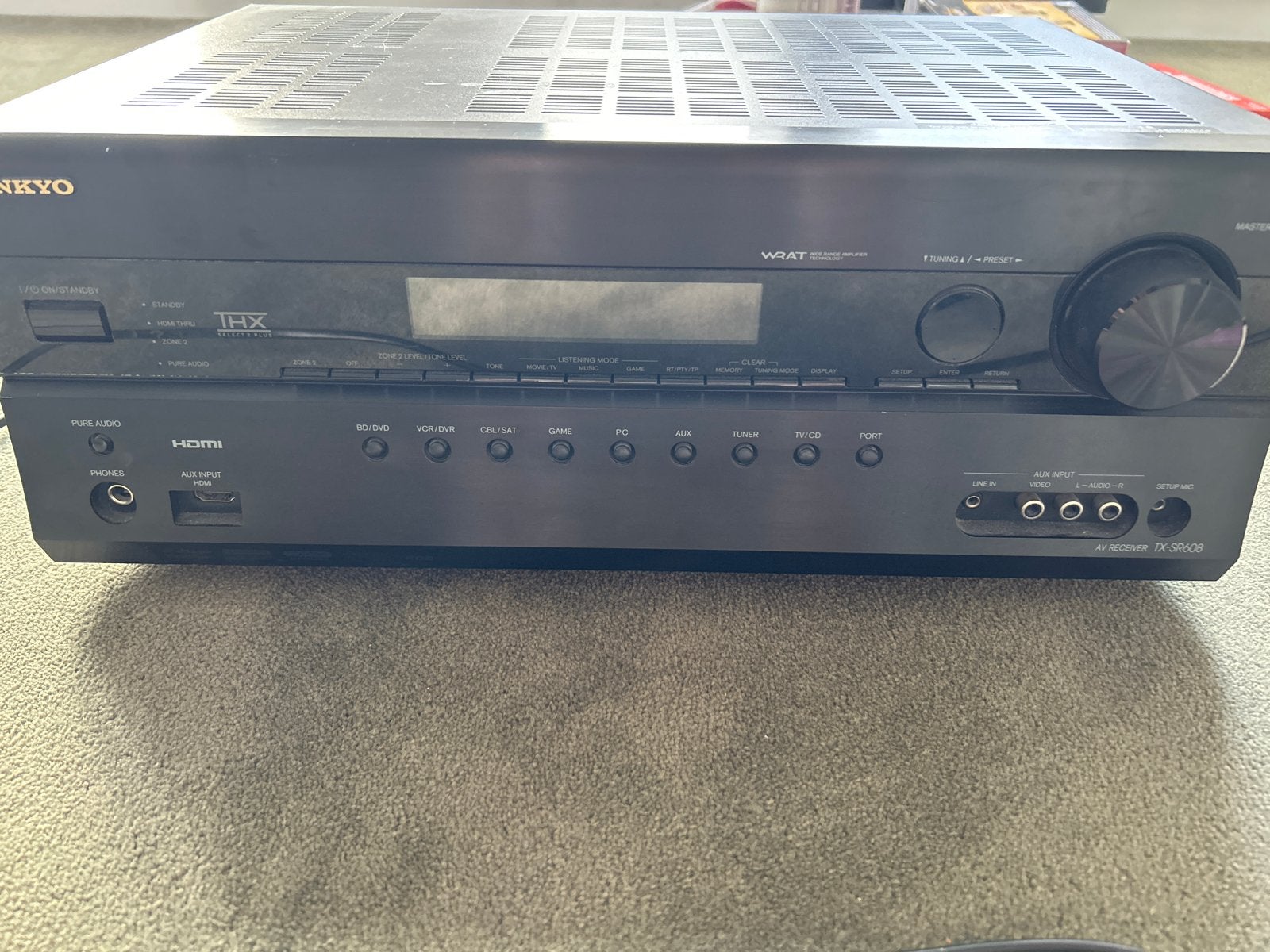 Onkyo TX-SR805 THX Receiver - Topkwaliteit Audio, Ophalen, Gebruikt, 120 watt of meer, Onkyo