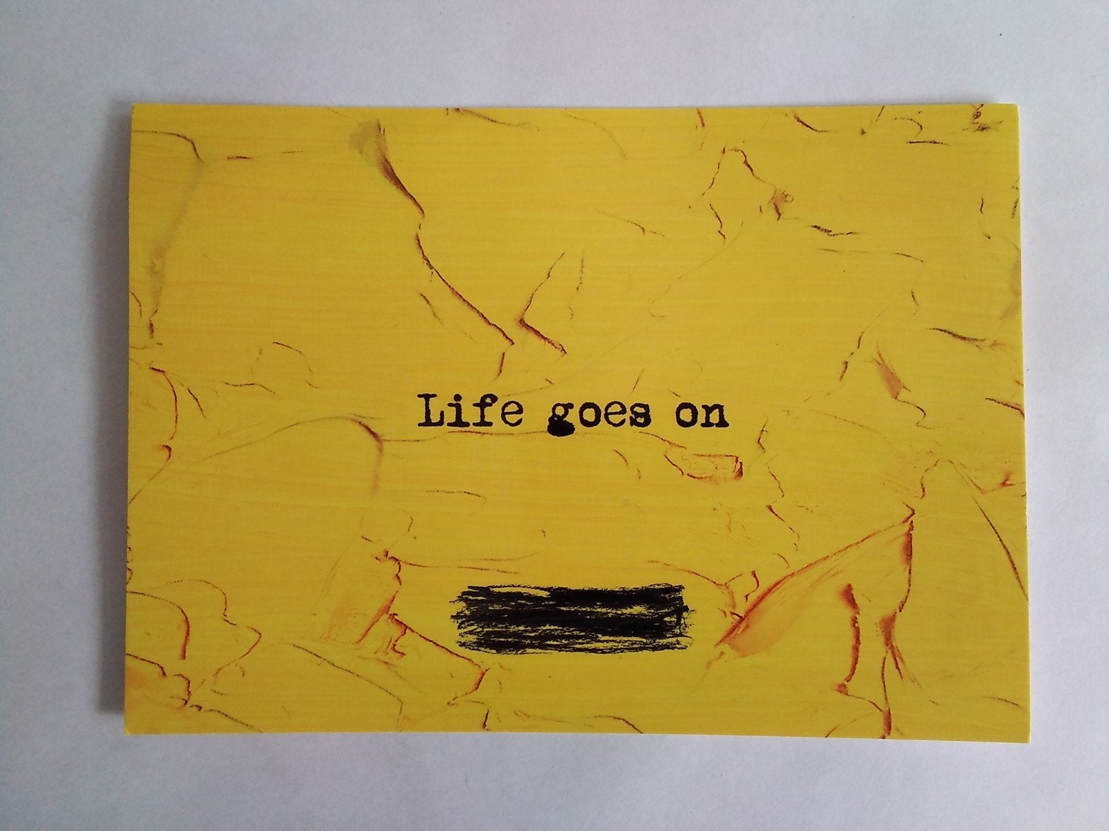 Ansichtkaart Ed Sheeran Life goes on, Verzenden, Zo goed als nieuw, Foto of Kaart