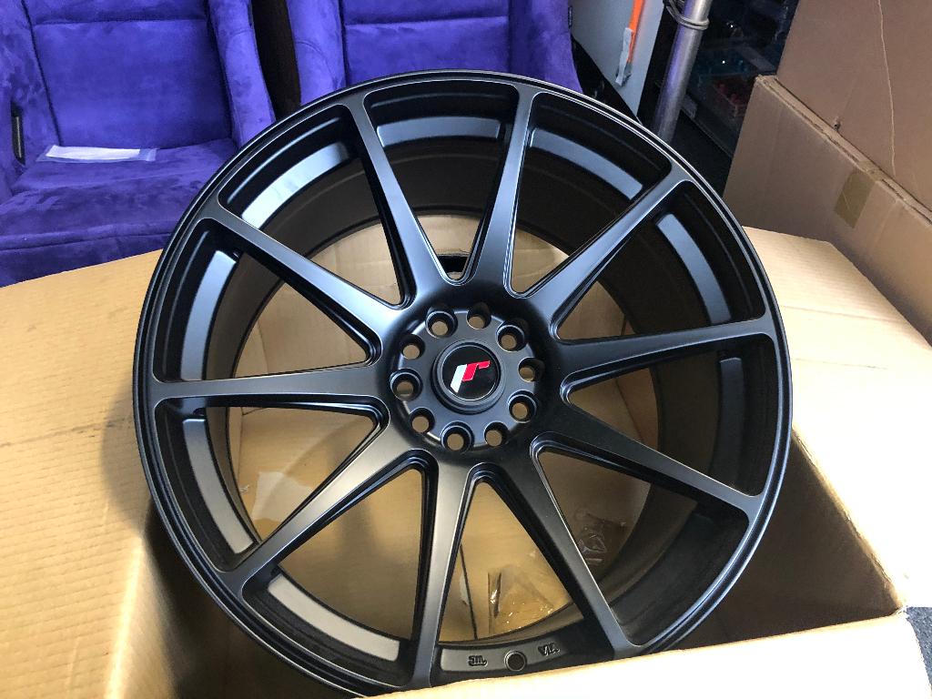 JR Wheels JR11 Matt Black - 19 x 9.5J ET35 5x112 5x114.3, Ophalen of Verzenden