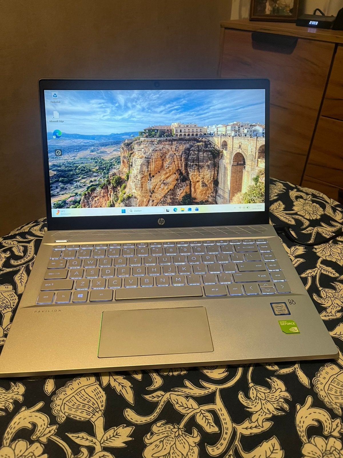 Tk hp pavilion i5 core cpu 8250 u, Gebruikt, Met videokaart, 2 tot 3 Ghz, 8 GB