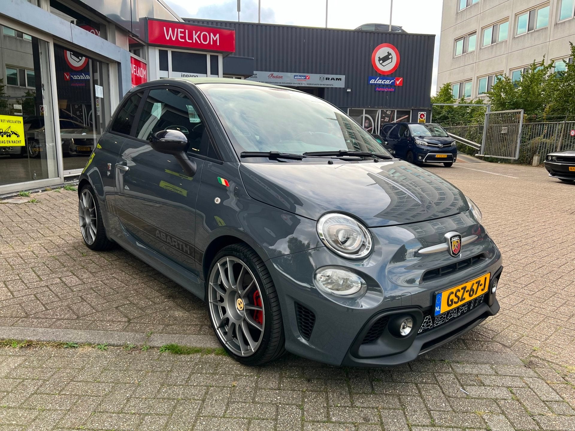 Fiat 500 1.4 T-Jet Abarth 595, Auto's, Voorwielaandrijving, Gebruikt, Euro 6, Cabriolet