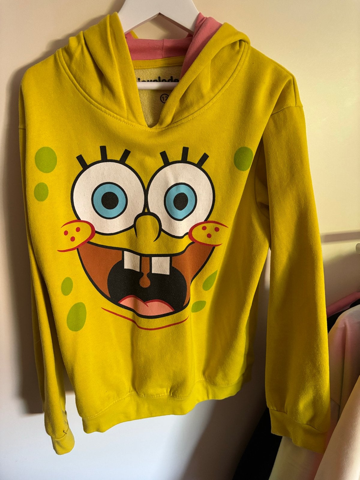 Spongebob hoodie maat 12, Ophalen of Verzenden, Gebruikt, Jongen of Meisje
