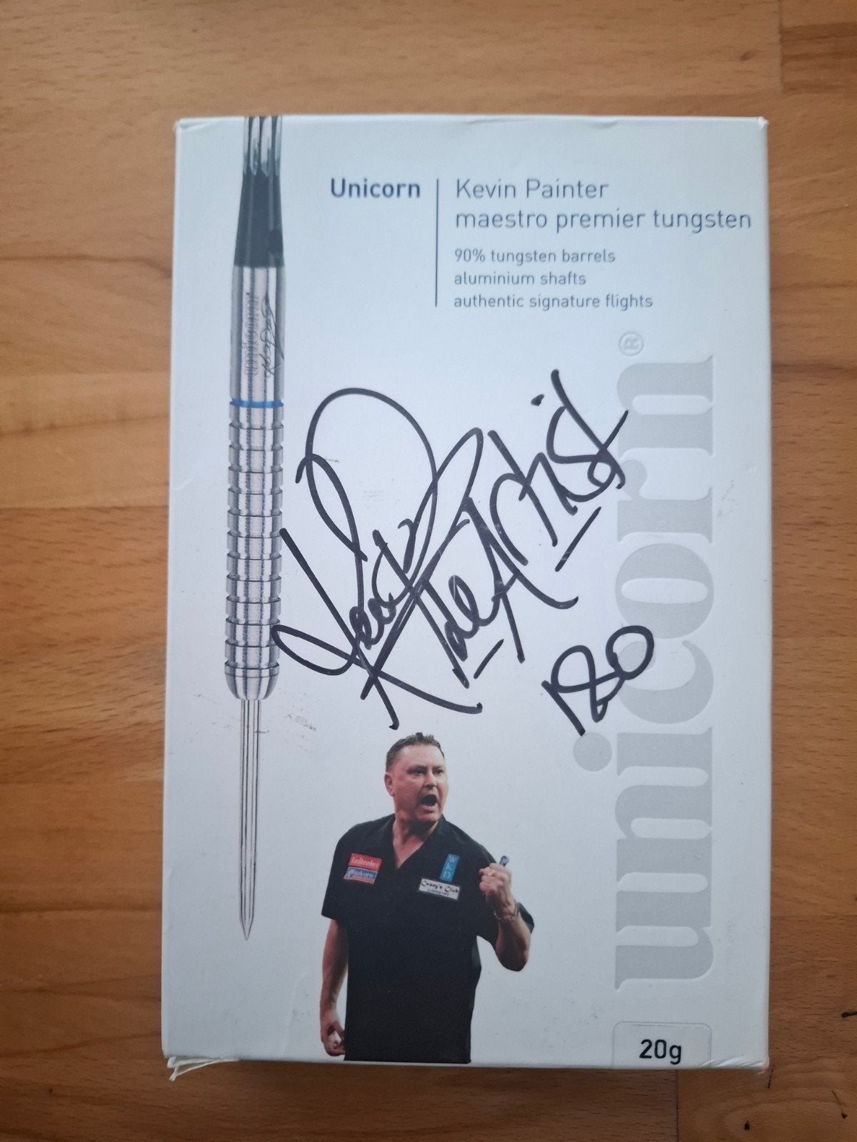 Unicorn Kevin Painter Maestro Premier Darts - Gesigneerd, Ophalen of Verzenden, Zo goed als nieuw, Pijlen
