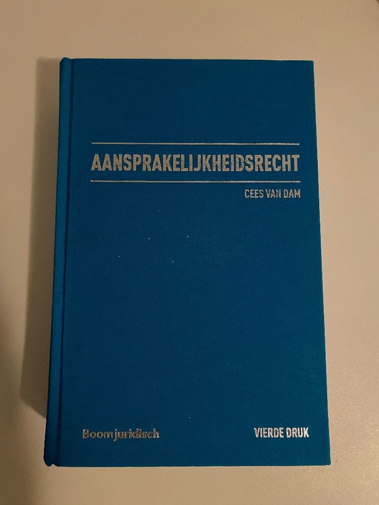 Aansprakelijkheidsrecht, Gelezen, Cees van Dam, Ophalen of Verzenden, WO