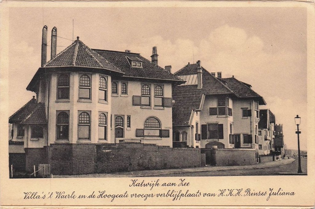 703-448-009 Katwijk aan Zee Villa's 't Waerle en de Hoogcat, Verzamelen, Ansichtkaarten | Nederland, Verzenden, Voor 1920, Zuid-Holland