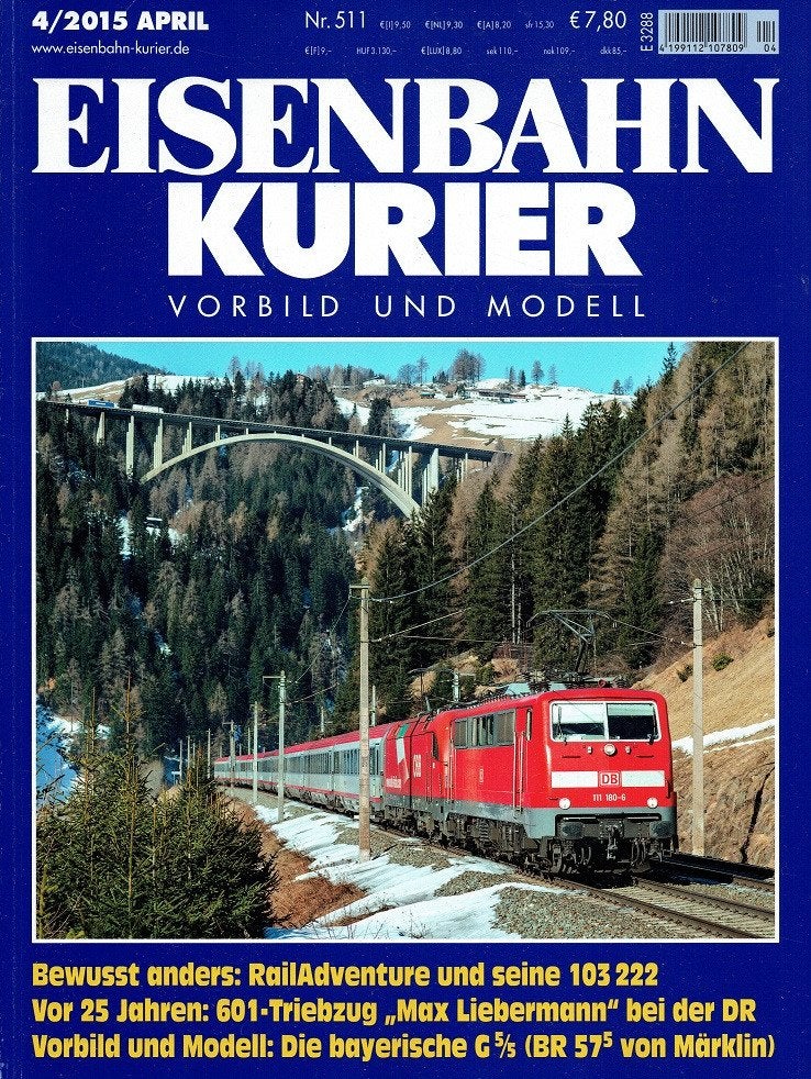 Eisenbahn Kurier 2015 nr. 511 (Duits magazine over treinen), Verzenden, Gelezen, Trein