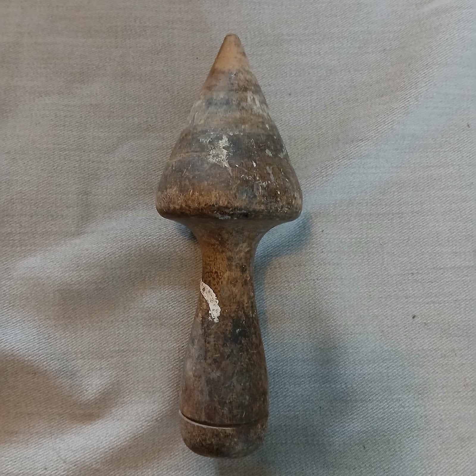 oude houten Vijzel, Opruimkegel, Ophalen of Verzenden