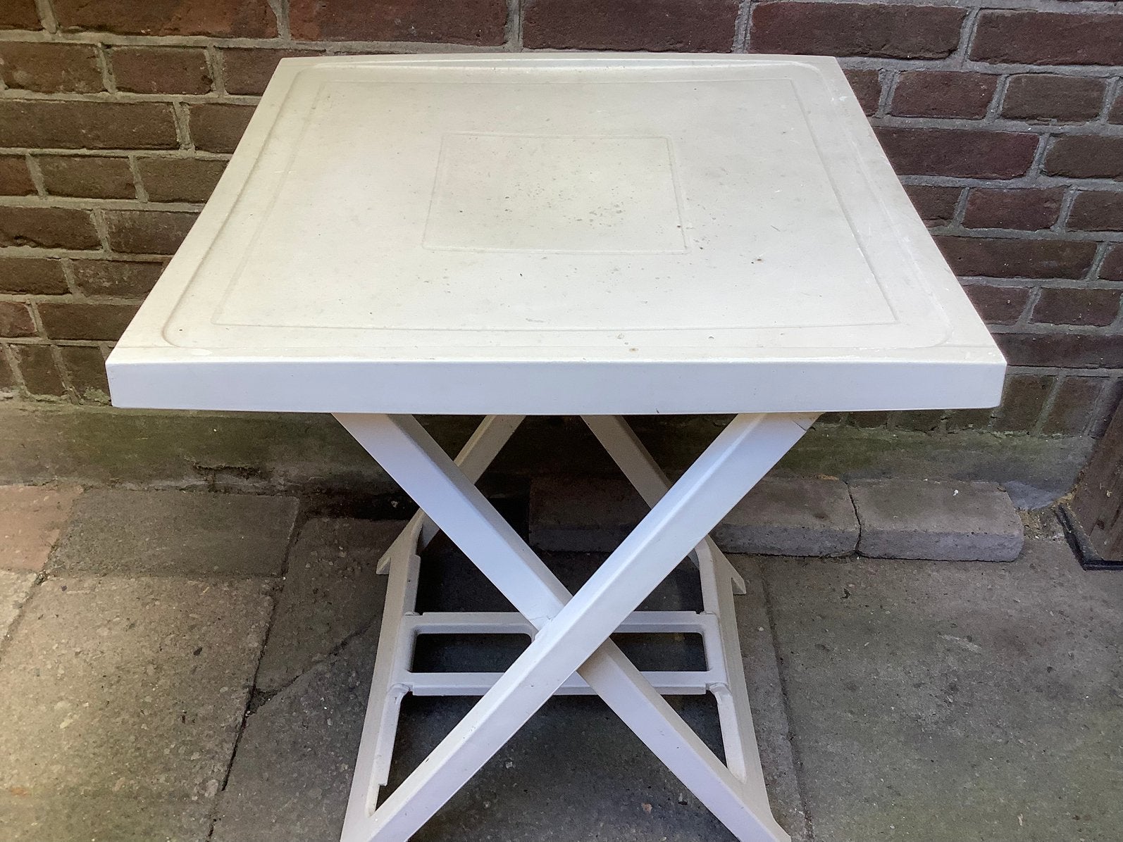 Opklapbaar tafeltje tuintafel balkontafel campingtafel, Ophalen, Gebruikt, Campingtafel