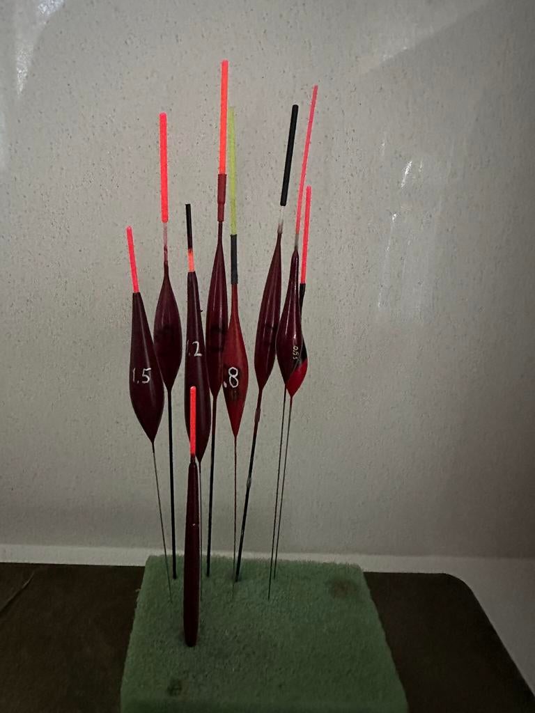 Wedstrijddobbers, Ophalen of Verzenden, Gebruikt, Dobber of Lood