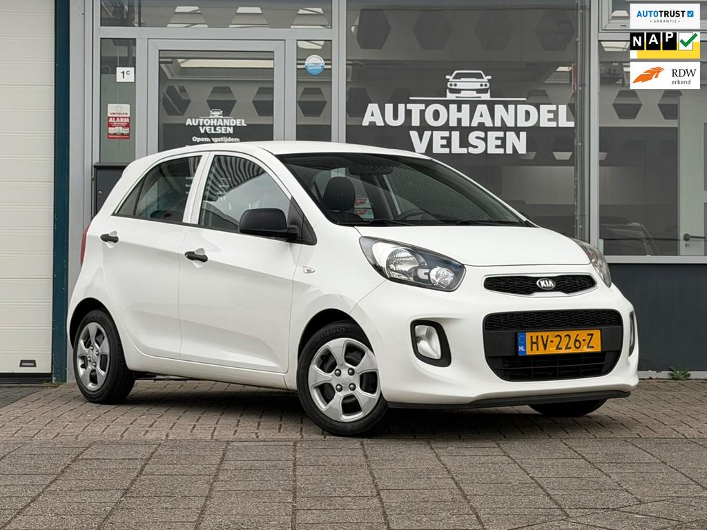 Kia Picanto 1.0 CVVT EconomyLine Nap Airco, Voorwielaandrijving, Euro 5, Gebruikt, Wit