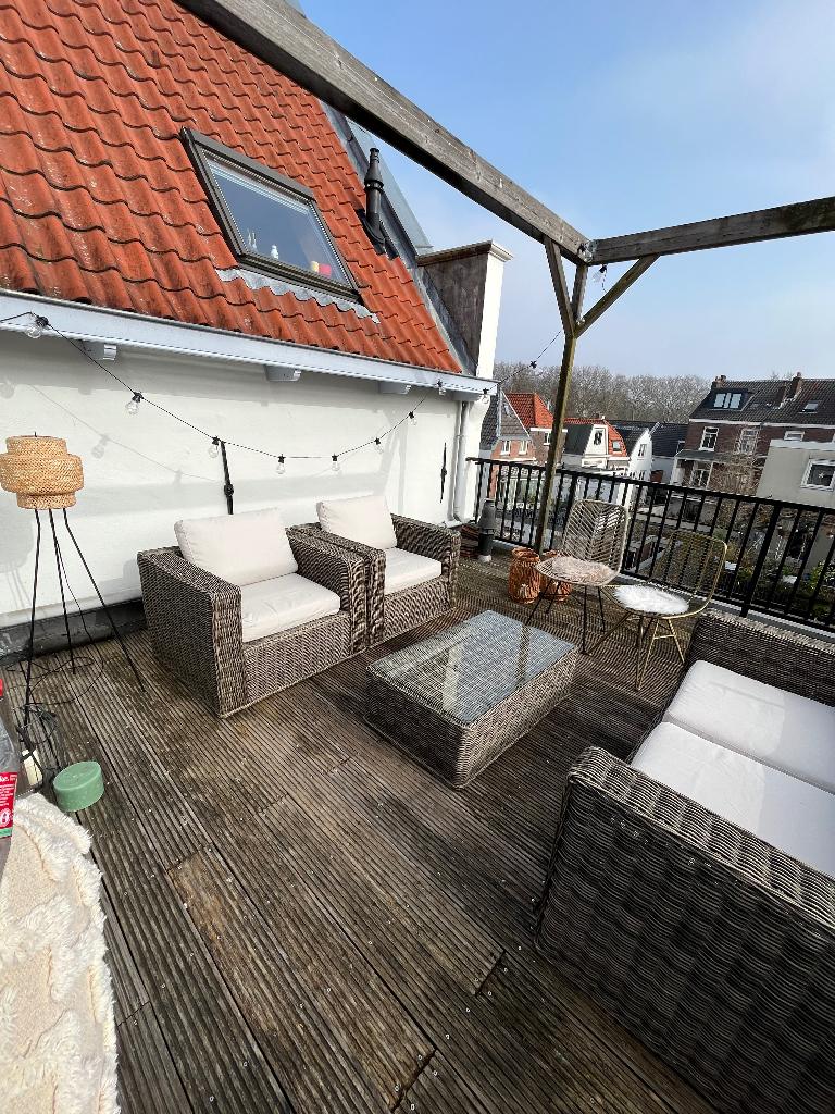 Loungeset, Tuin en Terras, Ophalen, 5 zitplaatsen, Kunststof, Nieuw
