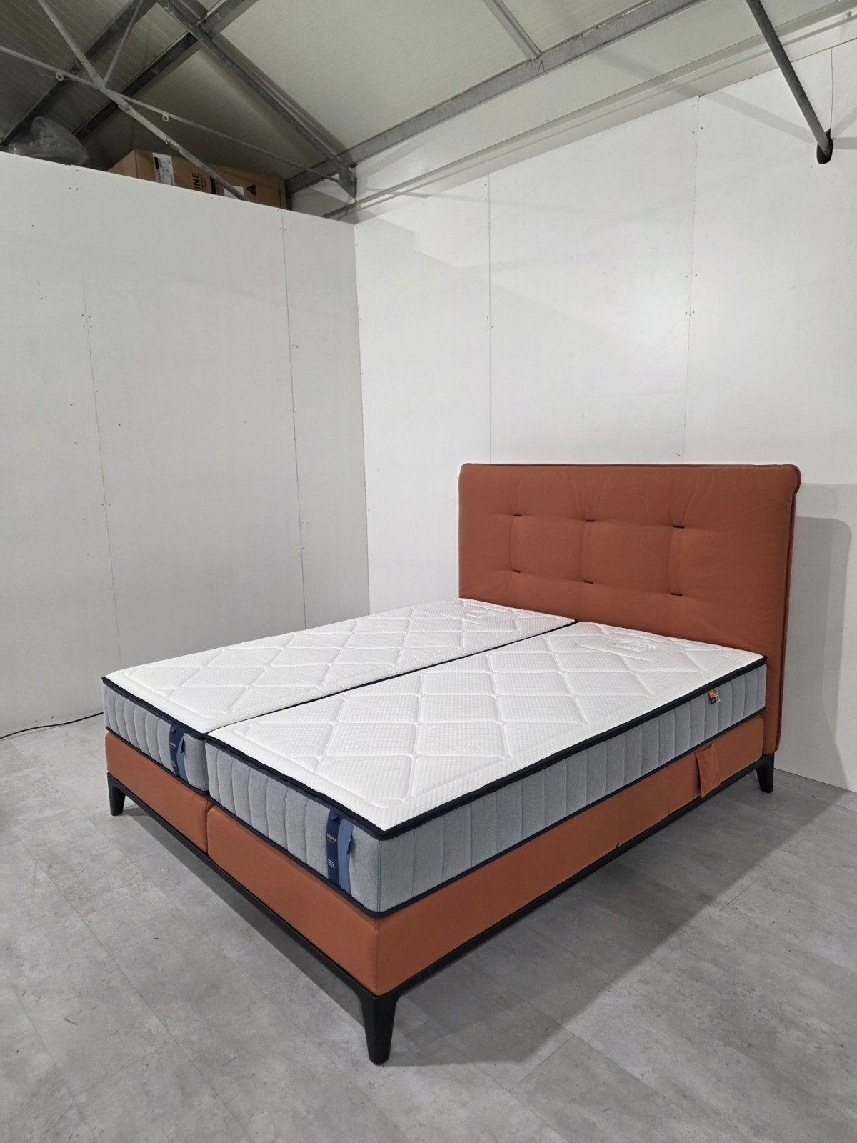 Showroom Auping Criade 180x200 Elektrisch+ Elysium Matrassen, Tweepersoons, Ophalen of Verzenden, Zo goed als nieuw, 180 cm