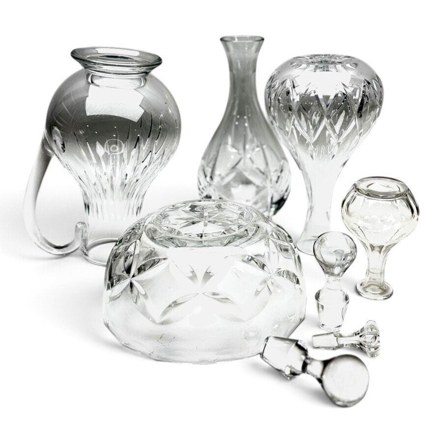 Lot kristal, o.a. Baccarat, Atlantis, Ophalen of Verzenden