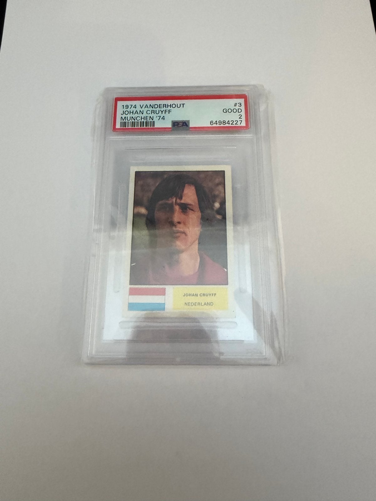 Johan Cruyff Spelerskaarten psa slabs, Ophalen of Verzenden, Gebruikt, Overige binnenlandse clubs, Spelerskaart