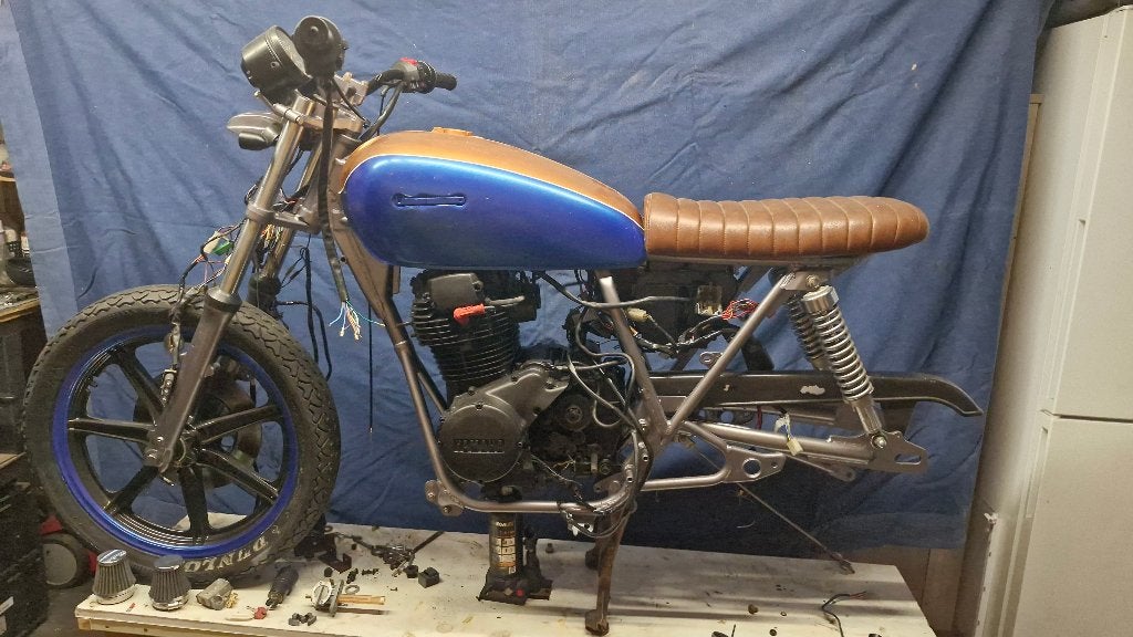 Yamaha xs 400, Motoren, Ophalen, Gebruikt