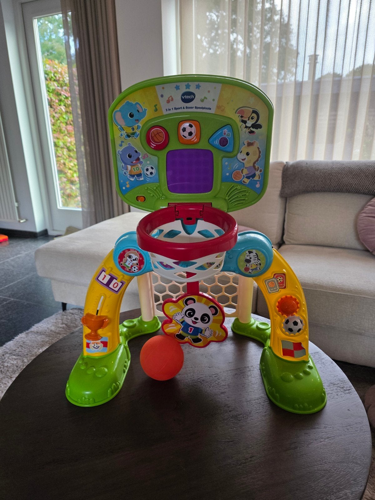VTech 2-in-1 Sport & Score Speelcentrum, Ophalen, Zo goed als nieuw, 6 maanden tot 2 jaar