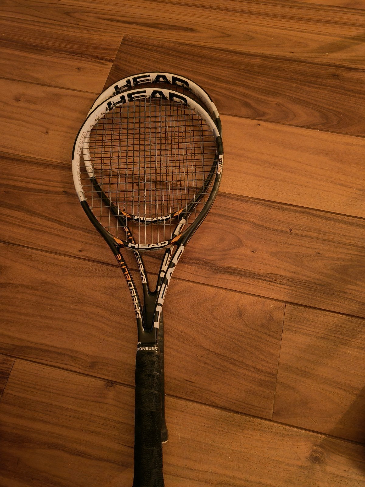 2x Head Speed Elite tennisrackets L3, inclusief bespanning, Ophalen of Verzenden, Zo goed als nieuw, Head, Racket