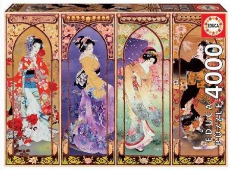 Educa - Collage Japan - 4000 stukjes, Ophalen of Verzenden, Meer dan 1500 stukjes, Nieuw, Legpuzzel