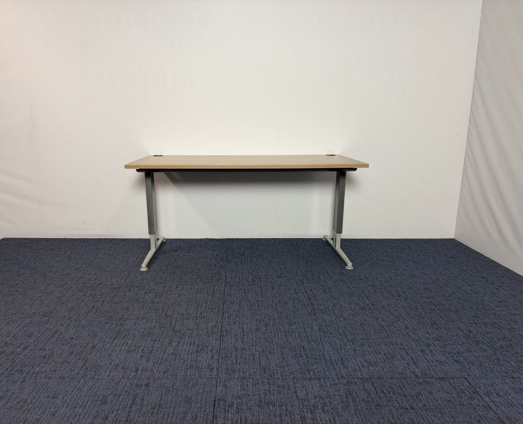 4 x Bureau Aspa, Kersen Havanna blad, 160 x 80 cm., Ophalen, 160 cm, Gebruikt, In hoogte verstelbaar