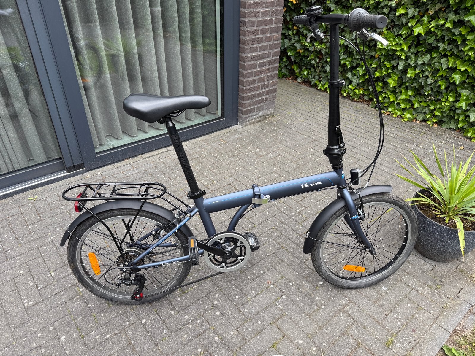 Wheelerz Vouwfiets - Fiets - Unisex - blauw  - 20 Inch, Overige merken, 20 inch of meer, Velgrem, Versnellingen