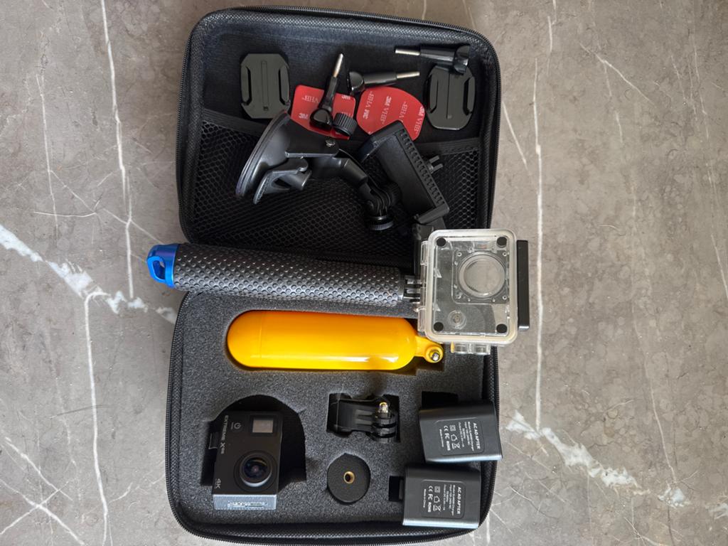 Nikkei camera met accessoires en waterdichte behuizing, Ophalen of Verzenden, Gebruikt, Overige merken