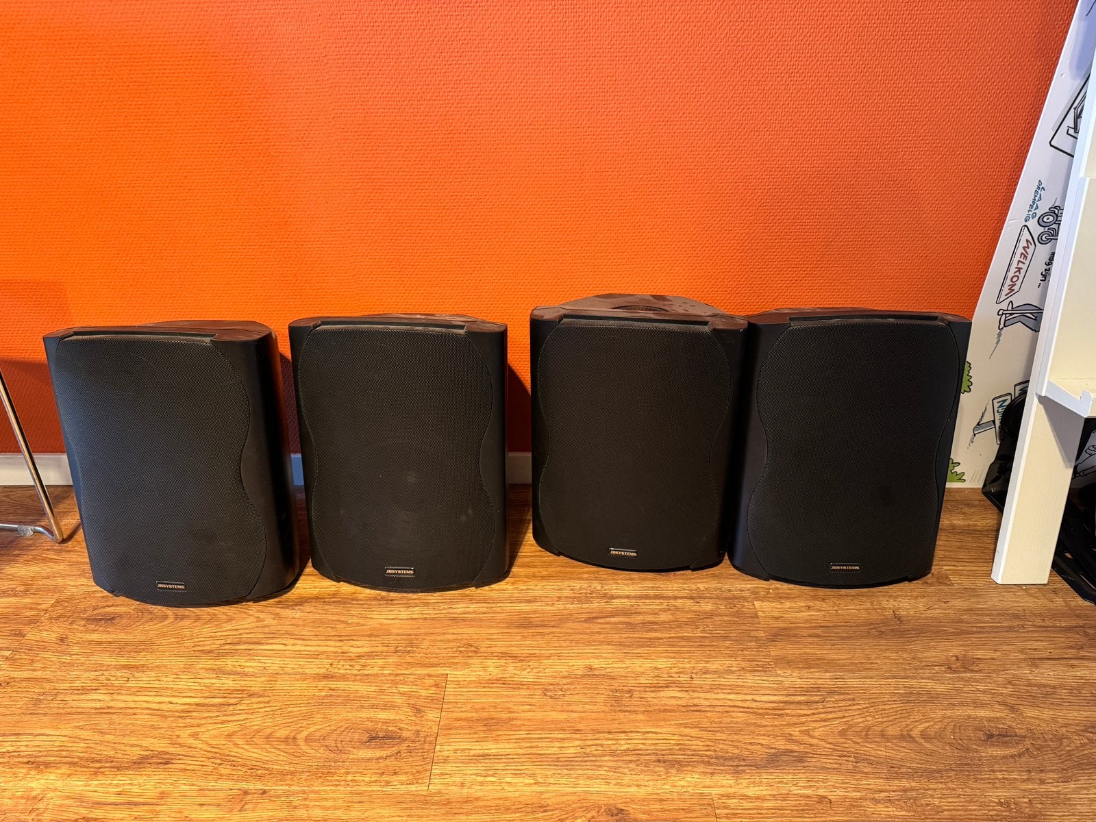 Speakers jbsystems K-80 4 stuks, 70 watt of meer, Zo goed als nieuw, Overige spelers, Ophalen