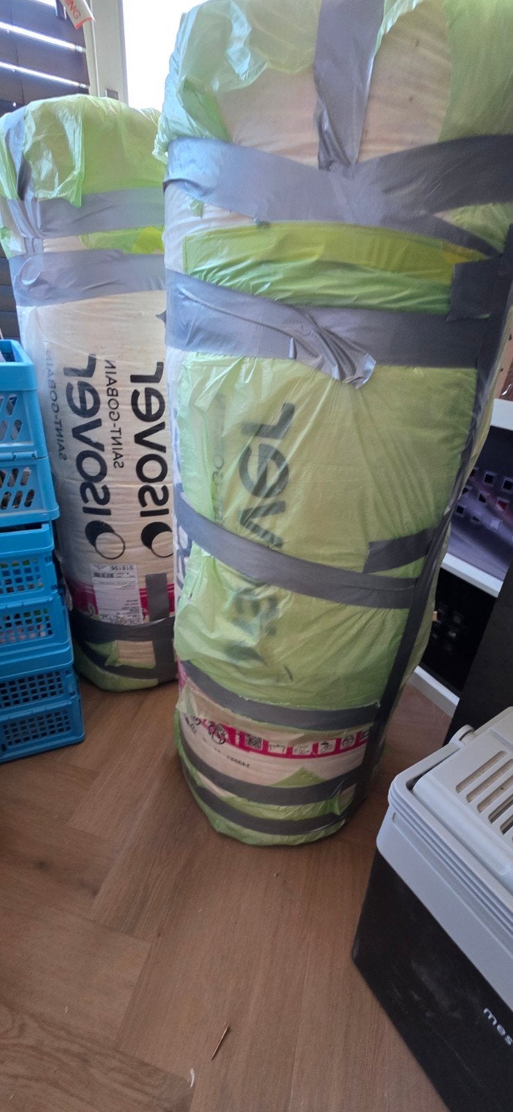 Isover Systemroll 400 Glaswol Isolatie (18m², 140mm dik), Ophalen, Dakisolatie, 12 cm of meer, Nieuw