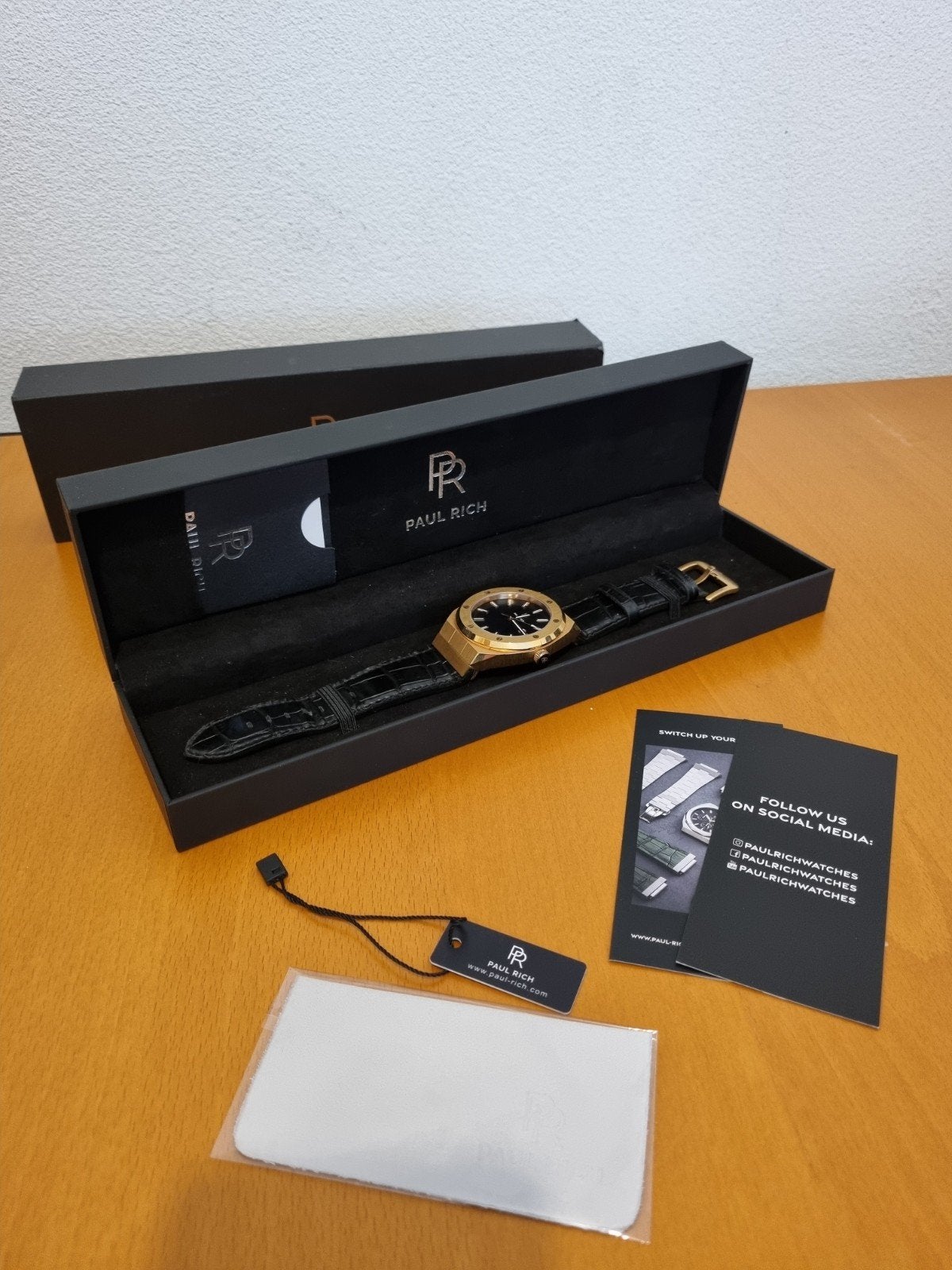 Paul Rich Horloge - Zo goed als nieuw, Overige merken, Leer, Polshorloge, Ophalen of Verzenden