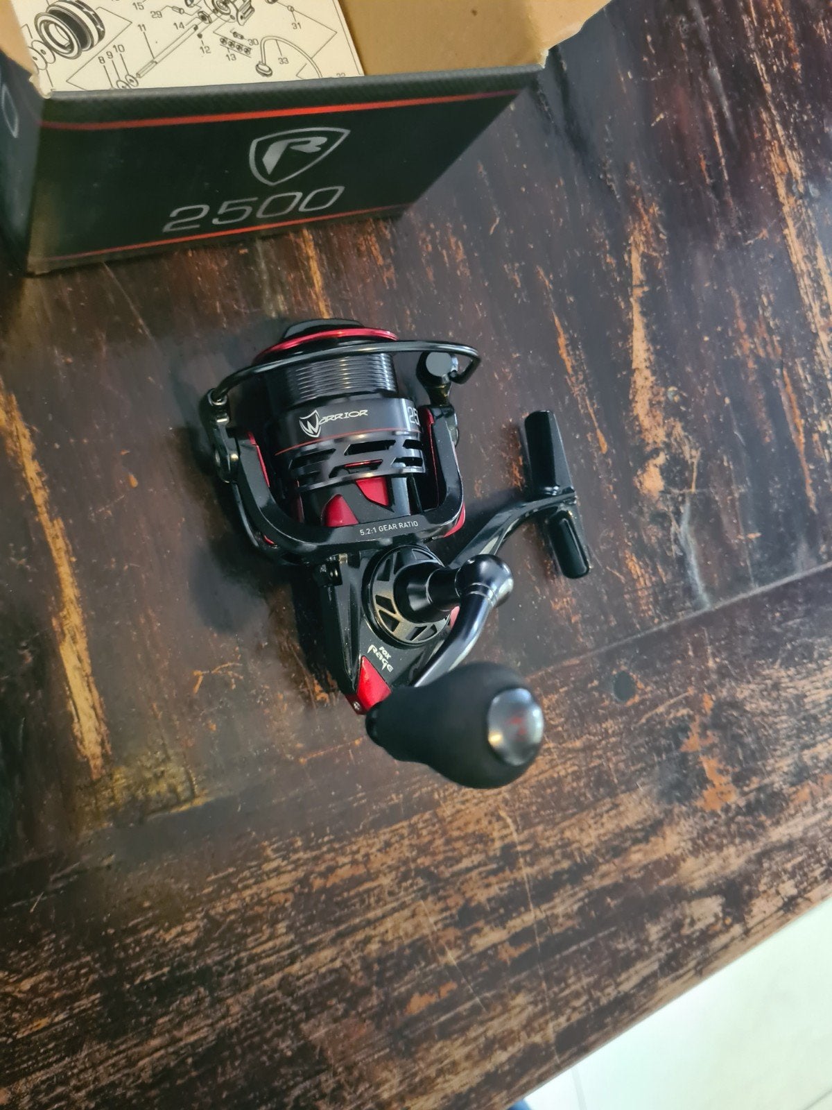 Fox Rage. Warrior 2500. spinmolen. nieuw., Molen, Spinmolen, Nieuw, Fox