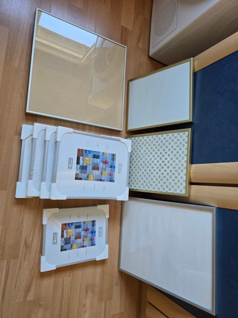 Diverse fotolijsten, Huis en Inrichting, Woonaccessoires | Lijsten, Nieuw, Minder dan 50 cm, Minder dan 50 cm, Metaal of Aluminium