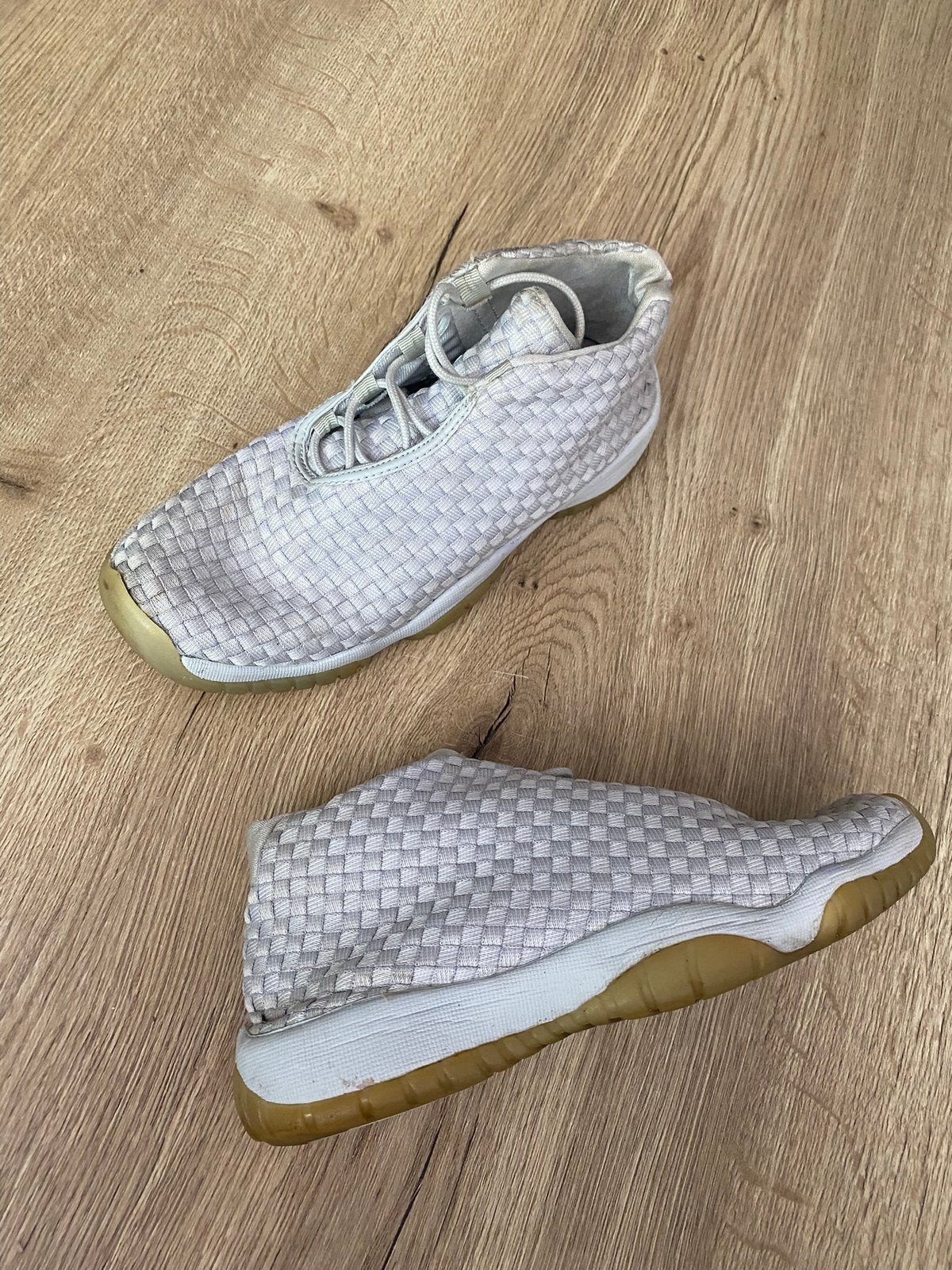 Nike Air Jordan Future Low Woven sneakers wit | Maat 38.5, Overige kleuren, Ophalen of Verzenden, Sneakers of Gympen, Gedragen