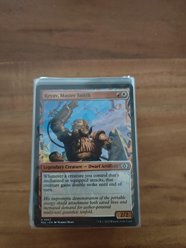 Reyav master smith commander deck, Hobby en Vrije tijd, Verzamelkaartspellen | Magic the Gathering, Ophalen of Verzenden, Zo goed als nieuw