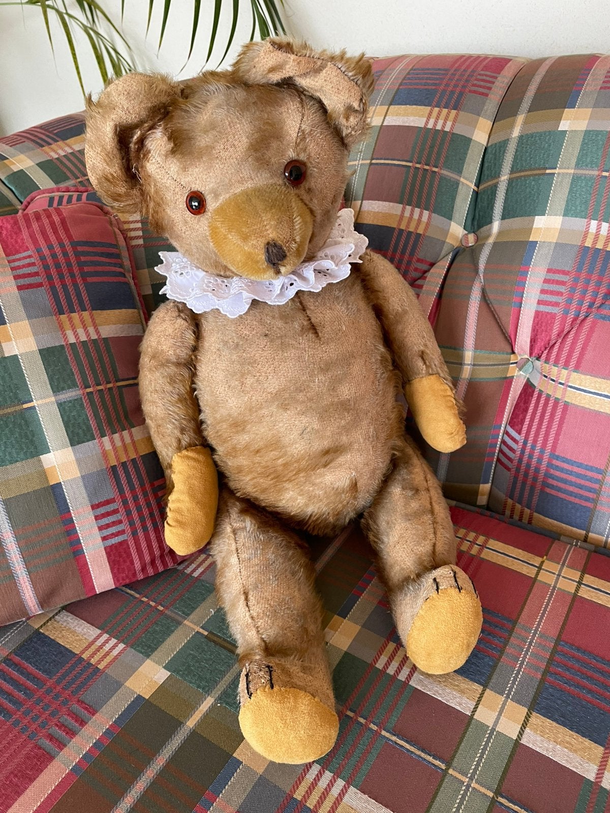 Mooie grote mohairen Teddy Beer, Verzenden