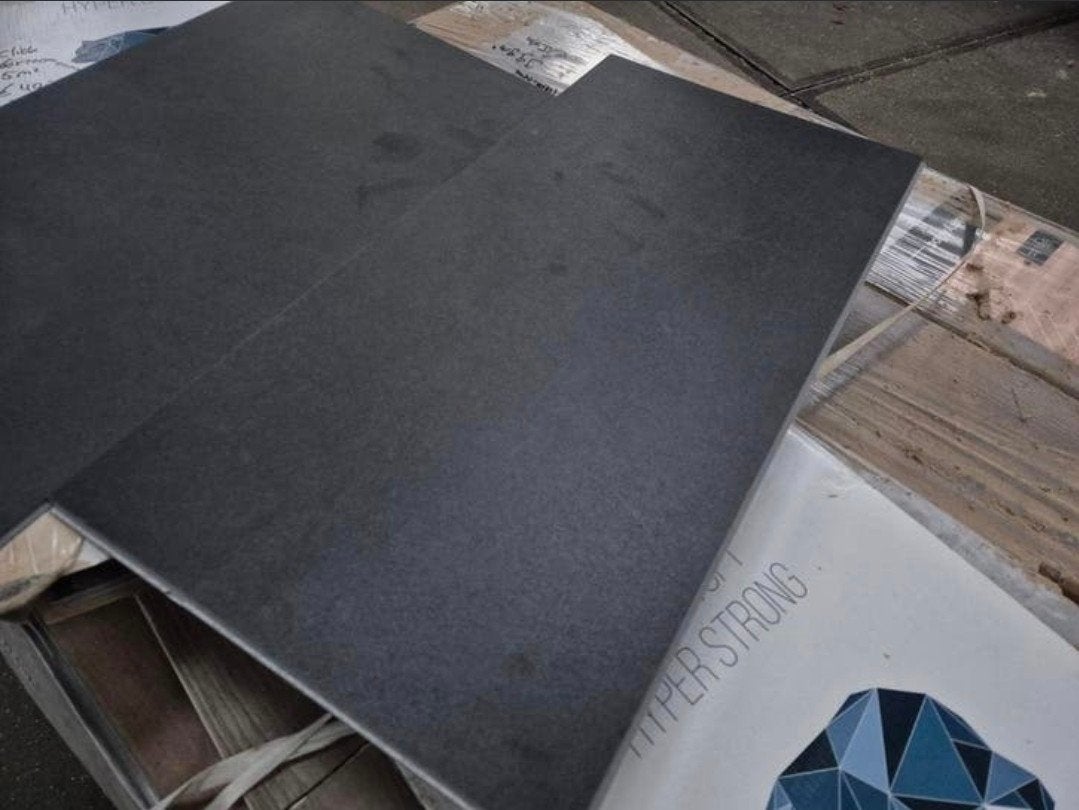 5m² Antraciet zwart click pvc 60x30cm hele partij €40,-, Ophalen, Nieuw