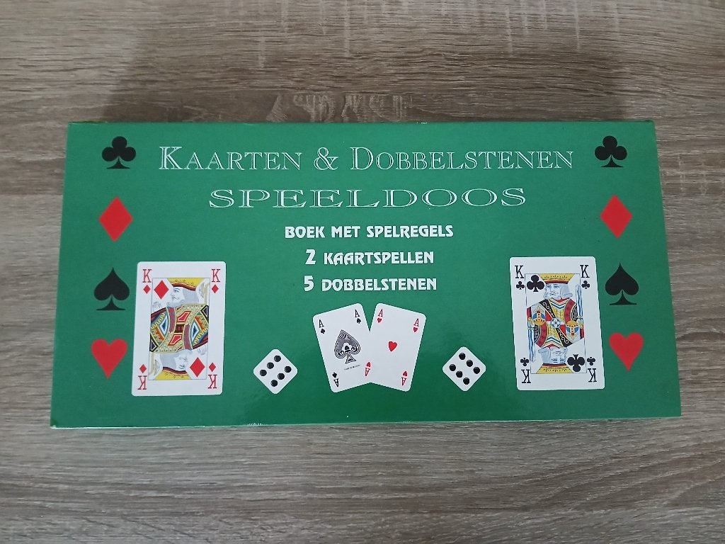 Kaarten & Dobbelstenen speeldoos N.A.C. Bahte, Vijf spelers of meer, Ophalen of Verzenden, Nieuw