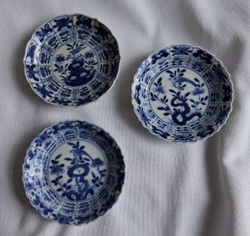 3 Chinees Kangxi gelobte schotels, Ophalen of Verzenden
