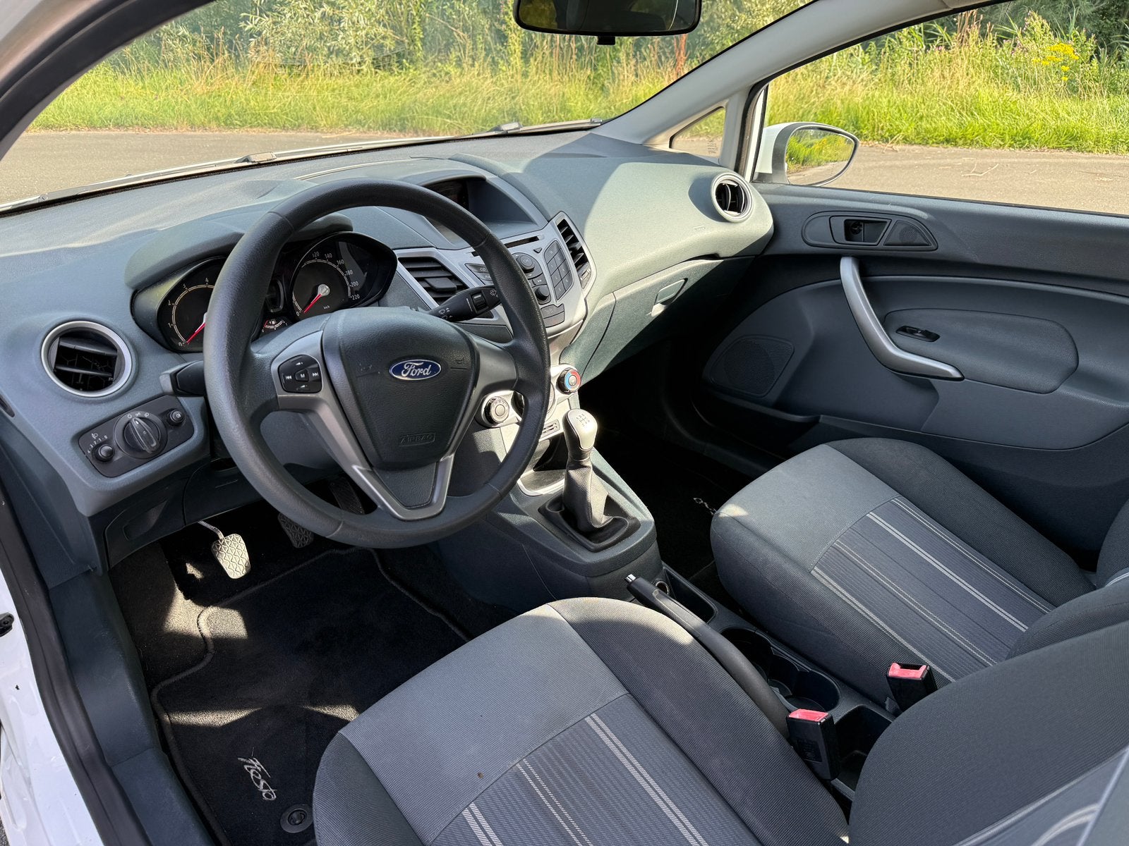 Ford Fiësta 1.25 2009 Wit | NWE APK | Dealer Ondh. | Airco!, Auto's, Voorwielaandrijving, 4 cilinders, Wit, Bedrijf