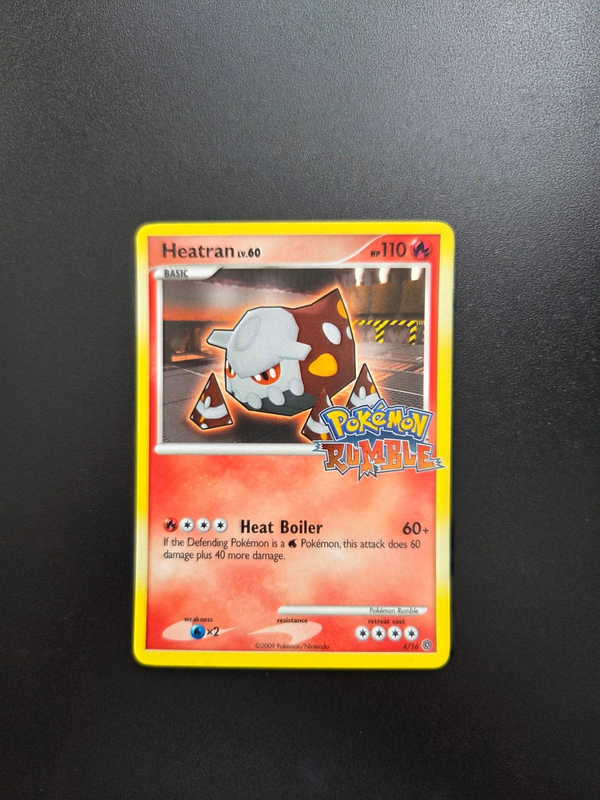 Heatran 4/16 Rumble Pokemon, Ophalen of Verzenden, Zo goed als nieuw, Booster