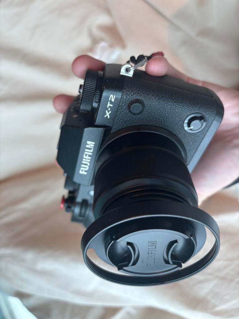 fuji xt2 with xc35 scope fujifilm x-t2 x t2, Ophalen of Verzenden, Zo goed als nieuw, Fuji, Geen optische zoom