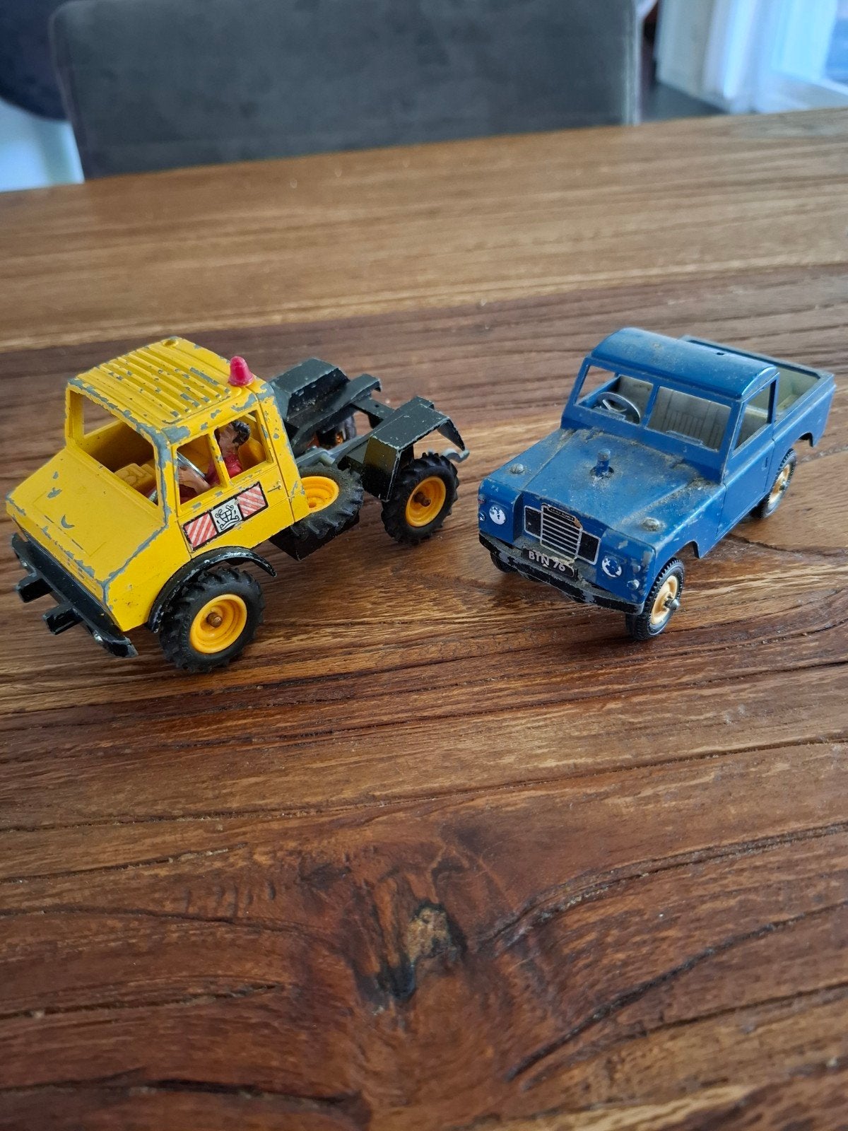 Te koop britains jeep/unimog, Ophalen of Verzenden, Gebruikt, Tractor of Landbouw, Britains