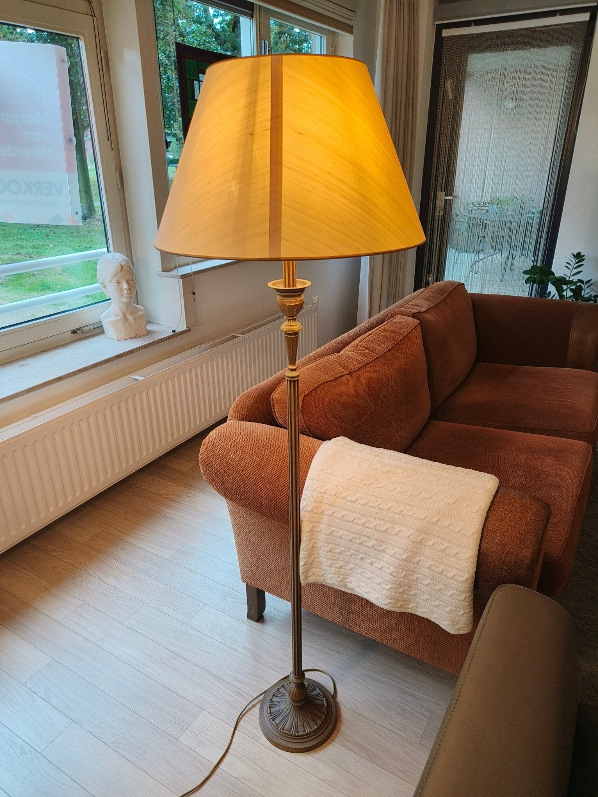 Staande lamp, Ophalen, Zo goed als nieuw, Metaal, 150 tot 200 cm