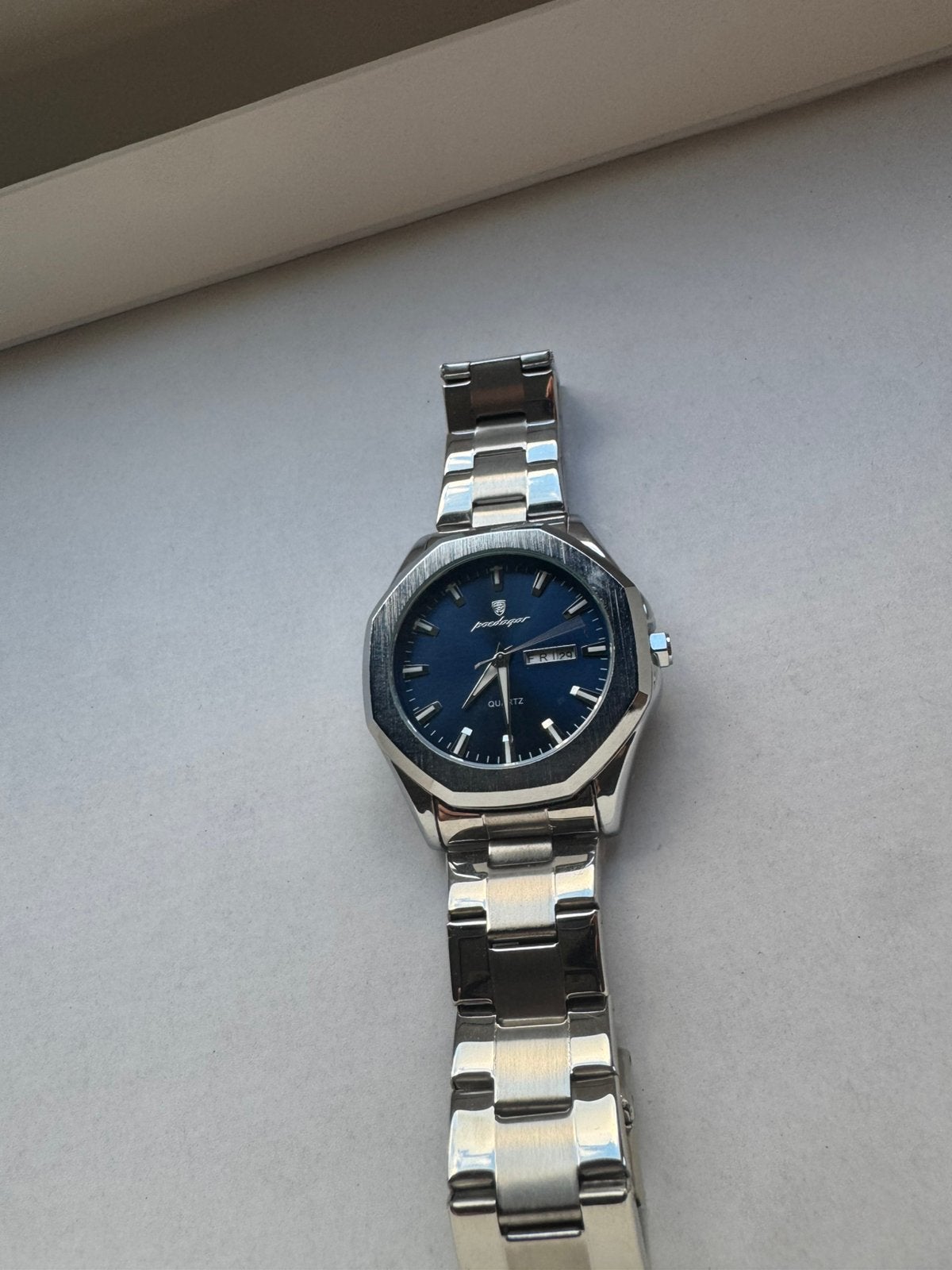 Mooi horloge, Ophalen of Verzenden, Staal, Overige merken, 1960 of later
